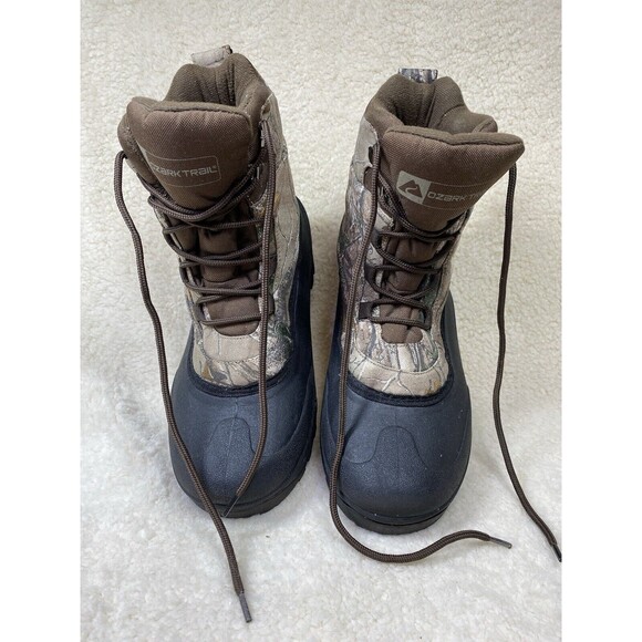 Ozark Trail Hiker Boots Sz 9 Hunting Hiking Thinsulate Camo Realtree Camping - Picture 9 of 11